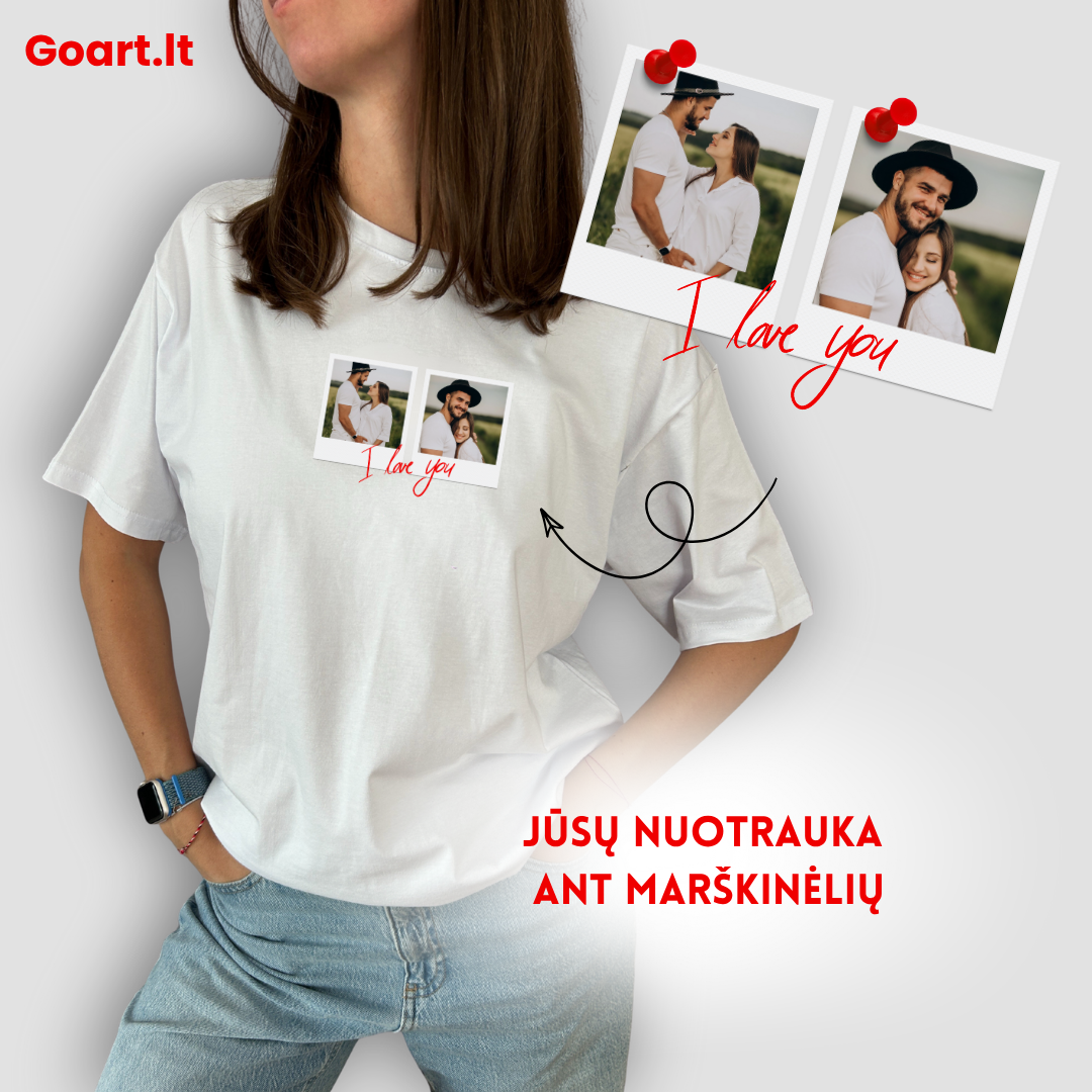 Marškinėliai I love you