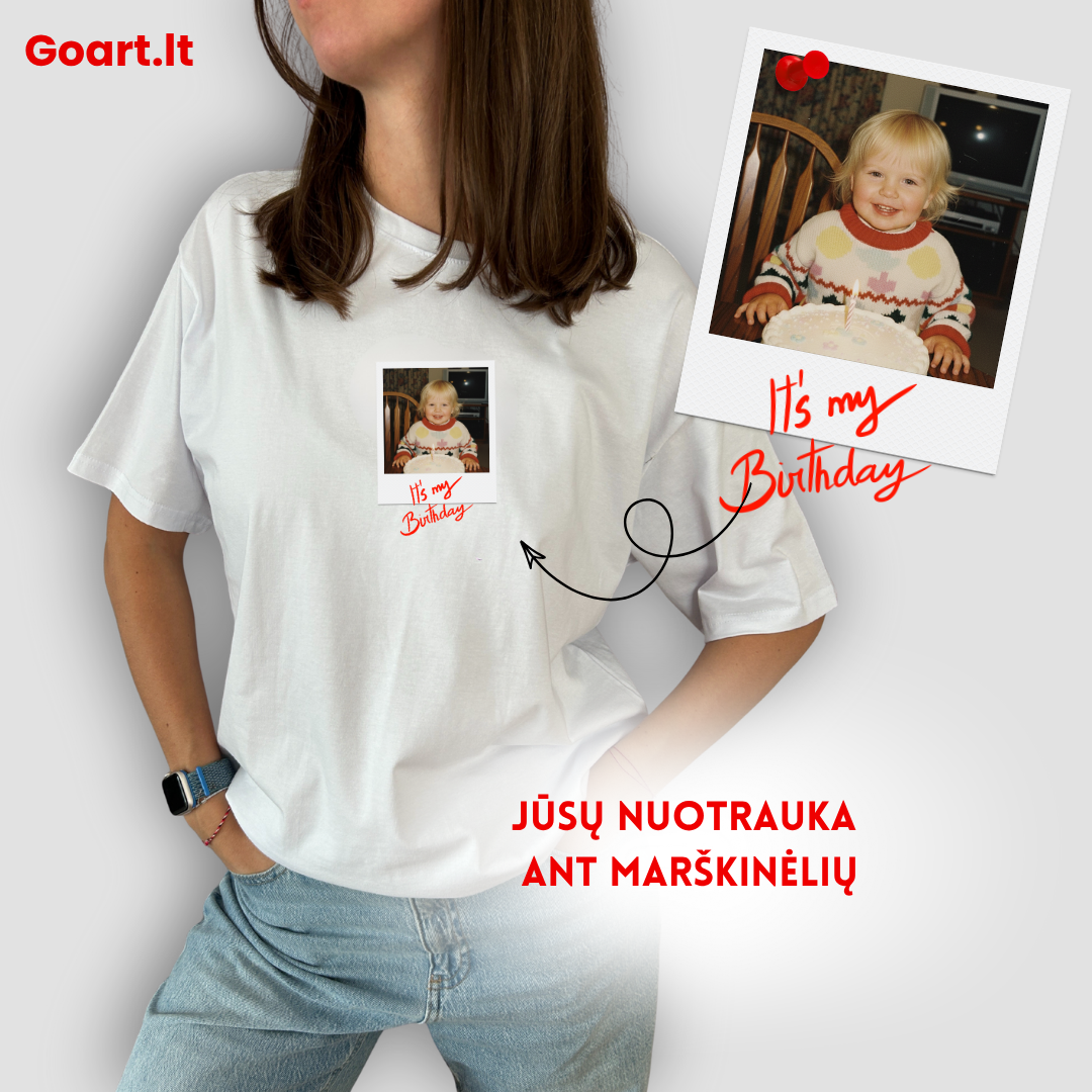 Marškinėliai It's my birthday