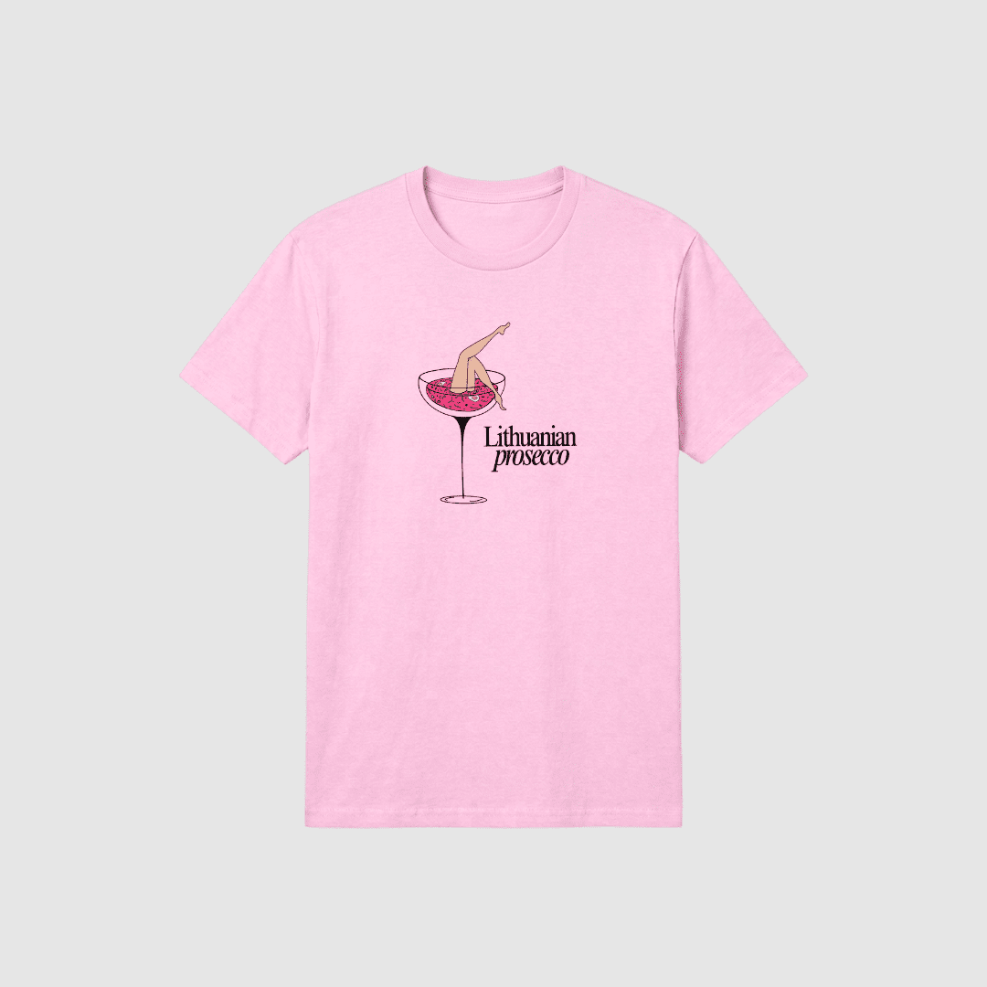 Marškinėliai “Lietuviškas Prosecco”