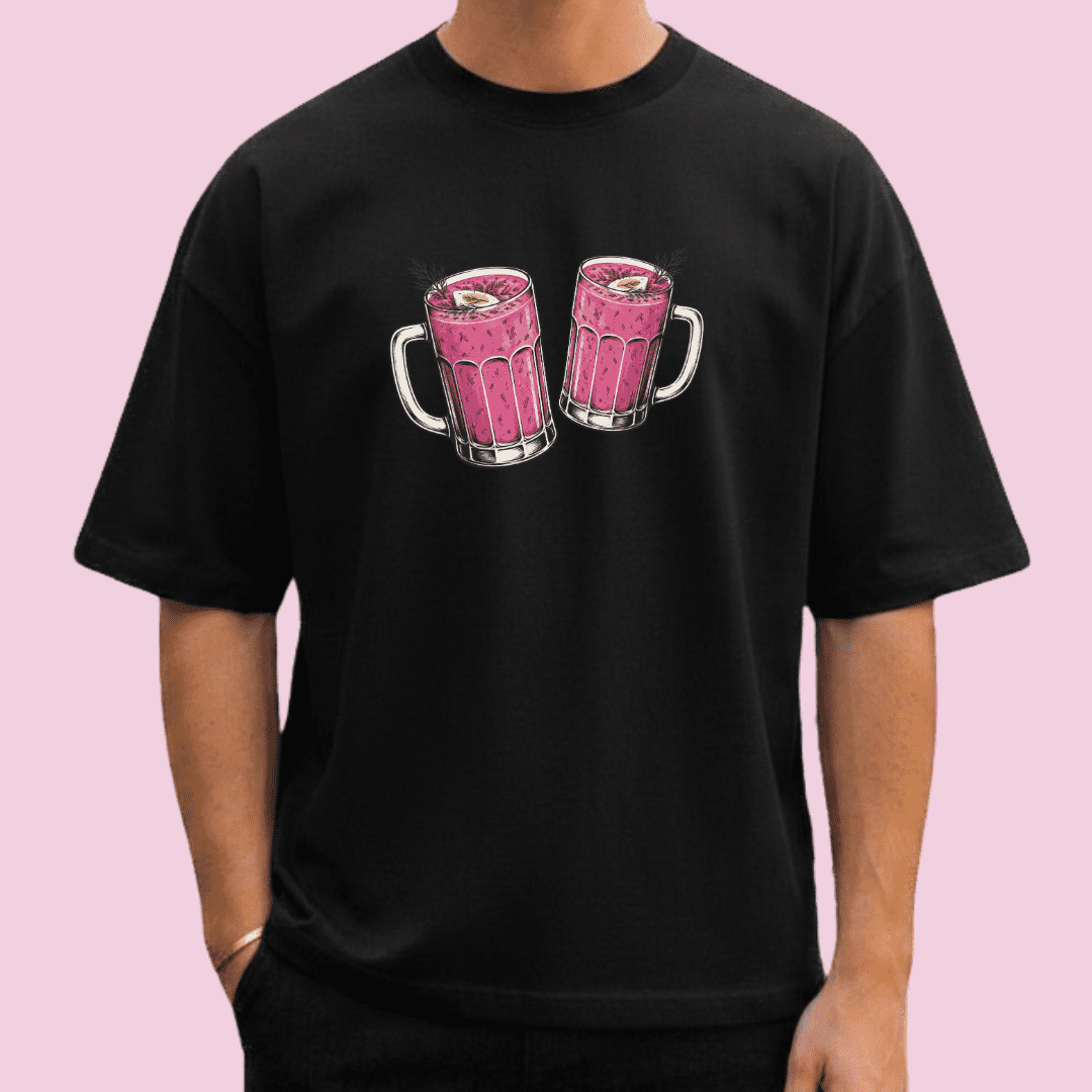Šaltibarščių marškinėliai | Lithuanian T-shirt Black